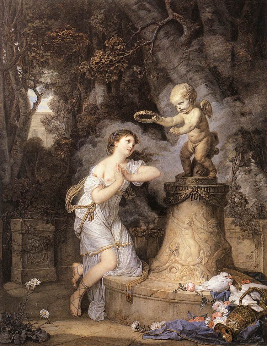 GREUZE, Jean-Baptiste Votive Offering to Cupid ghf